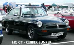 MG GT - RUBBER BUMPER